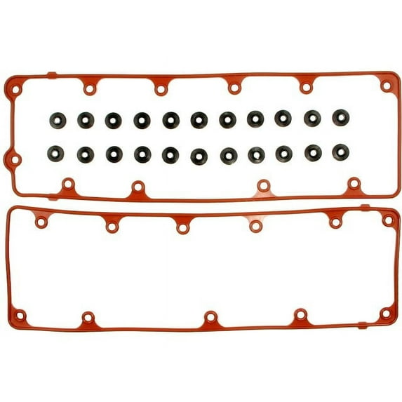 Valve Cover Gasket Set - Compatible with 2003 - 2004 Ford Expedition 4.6L V8 VIN W