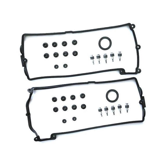 Valve Cover Gasket Set - Compatible with 2004 - 2010 BMW X5 2005 2006 2007 2008 2009