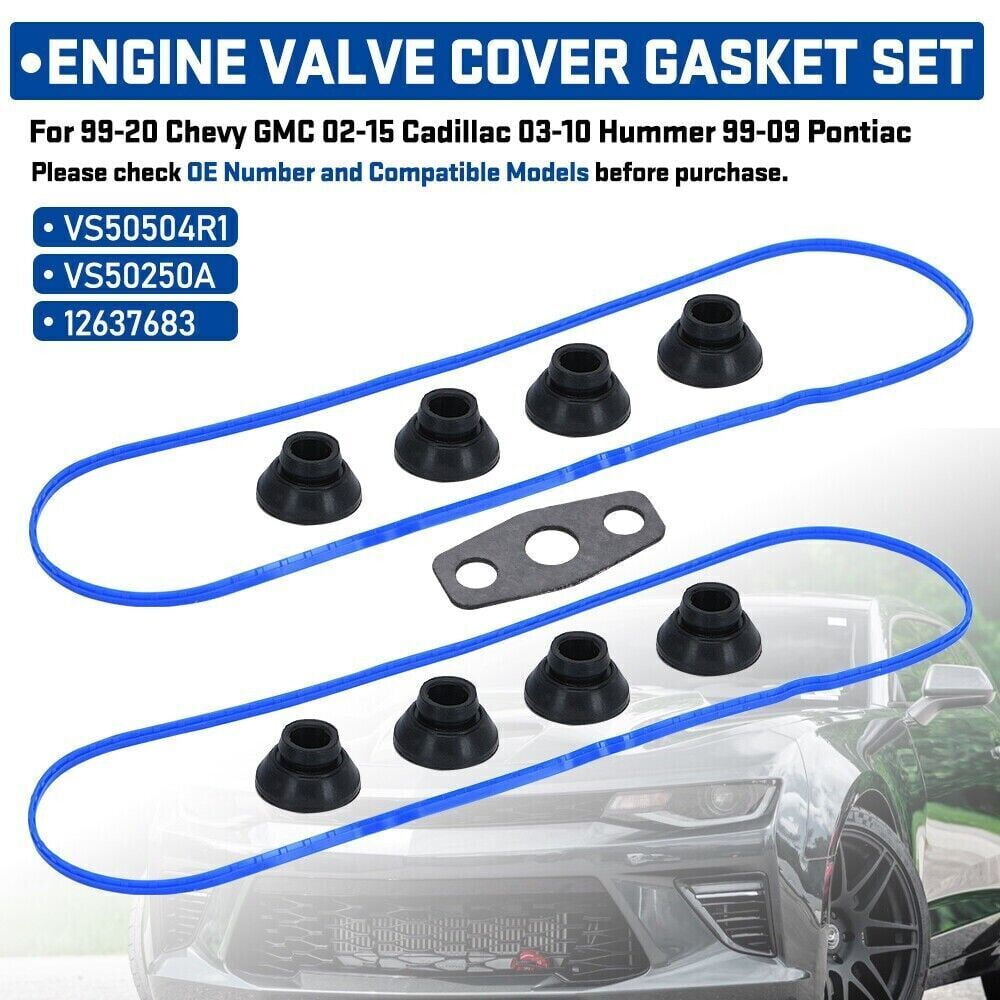 Valve Cover Gasket Set Grommets VS50504R1 VS50250A For 5.7/6.0 L Chevrolet GMC