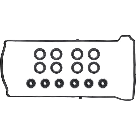Valve Cover Gasket Set VS50614R, Compatible with Honda 03-12 Accord, 02-15 Civic, 02-14 CR-V, 12-15 Crosstour,Acura 06-11 CSX, 13-15 ILX, 07-12 RDX, 02-06 RSX, 04-14 TSX.