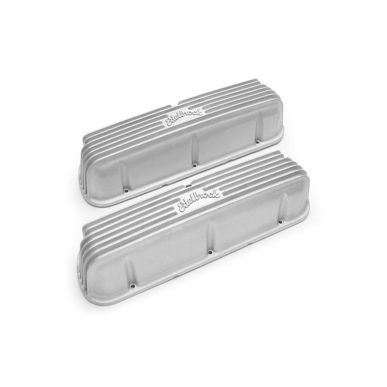 Edelbrock Valve Cover Kit Classic Finned SBF 62-95 Edelbrock Valve Cover Kit Classic Finned SBF 62-95