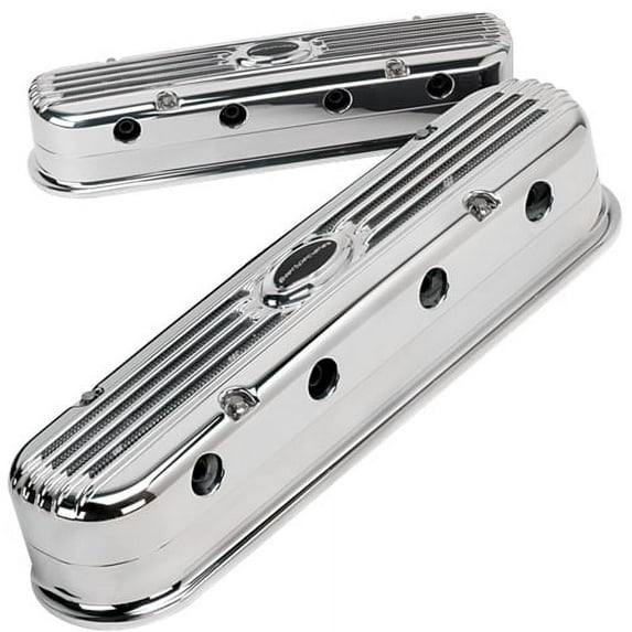 BILLET SPECIALTIES P95470 Valve Covers Valve Cover LS3 Modular Ribbed Profile Polished