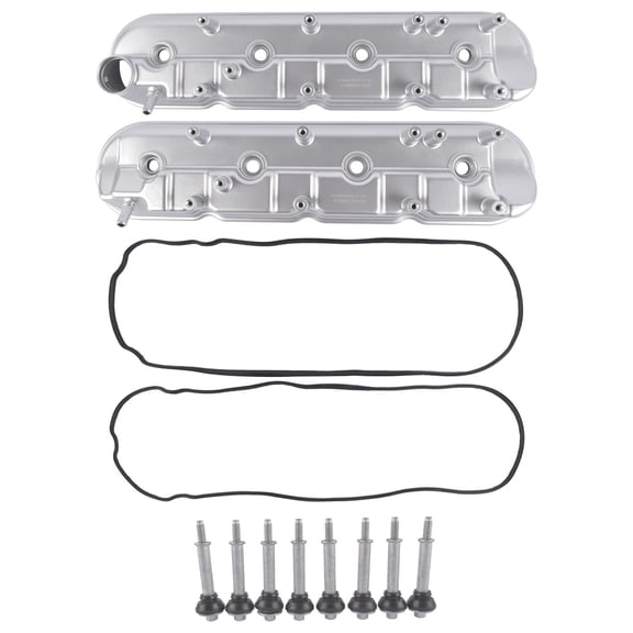 Valve Cover Set (LH+RH) for Cadillac CTS V/Corvette ZR1/Camaro ZL1 6.2L LS9/LSA 2009-2015 - OEM 12637686, 12602209 - Engine Component