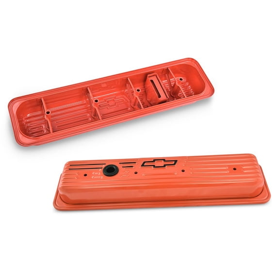 Valve Cover, Short, Baffled, Breather Hole, Fits/For Chevrolet Bowtie Logo, Fits select: 1988-2000 CHEVROLET GMT-400, 1995-2000 CHEVROLET TAHOE