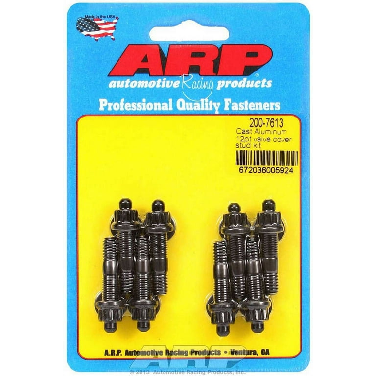 ARP Valve Cover Stud Kit 1/4 12pt (8) ARP Valve Cover Stud Kit 1/4 12pt (8)