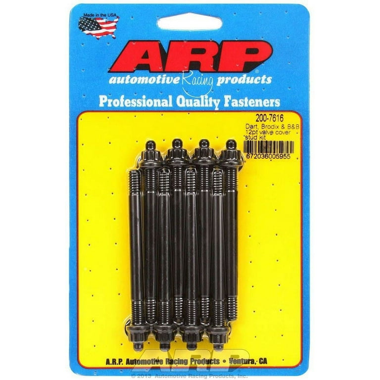 ARP Valve Cover Stud Kit 1/4 12pt (8) ARP Valve Cover Stud Kit 1/4 12pt (8)