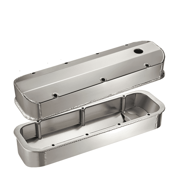 SPEEDWOW Valve Covers Aluminum for 1966-2000 Big Block BBC Compatible with Chevy 396 402 427 454
