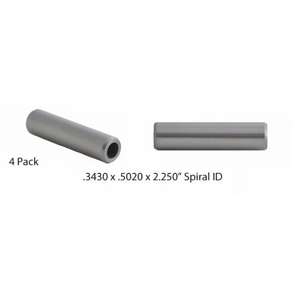 Valve Guides (4 Count) | .3430 x .5020 x 2.250" | Iron Spiral Reamed