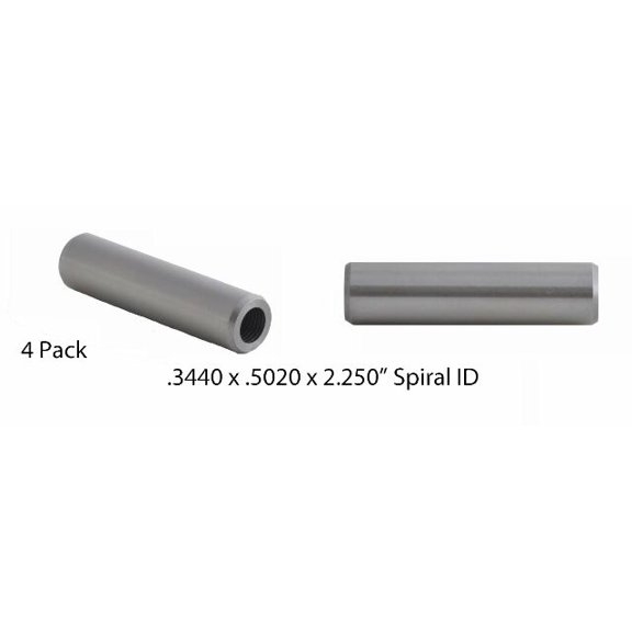 Valve Guides (4 Count) | .3440 x .5020 x 2.250" | Iron Spiral Reamed