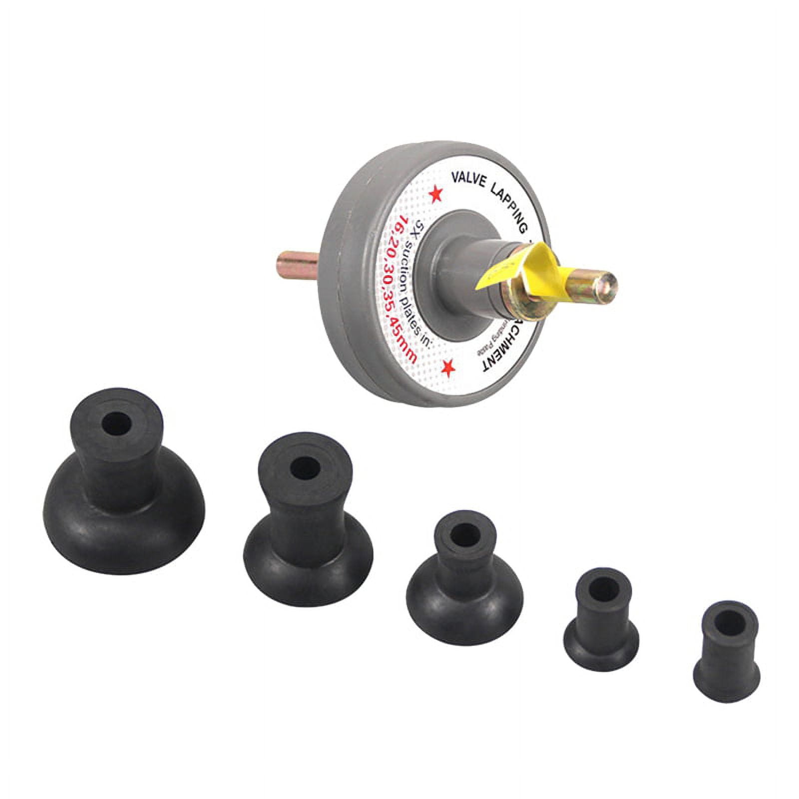 Valve Lapping Tool Attachment Pro Car Repair Tool +5 Suction Plates