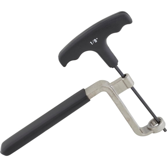 Speedway Motors Valve Lash Rocker Arm Adjusting Wrench Tool with 7/16 Inch Adjuster and 1/8 Inch T-Handle, Steel Two-Piece Design for Accurate Rocker Adjustment