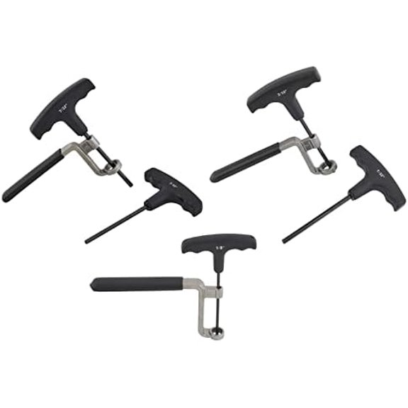 Valve Lash Rocker Arm Adjusting Wrench Kit, 7/16 9/16 and 5/8 Inch Box End Wrenches with T-Handle Hex Keys, Steel Rocker Adjustment Tool Set$$Tools & Hardware Other