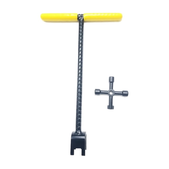 Valve Service Tool Heavy Duty T Handle Wrench for Auto Motorcycle Bicycle Atv Repair Tire Valve Maintenance Gift Carbon Steel 4.7 Inch