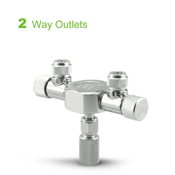 Valve,Splitter Needle With 2 Way Valve Co2 With Iuppa Splitter Valve 2 With Zdhf 2 Splitter