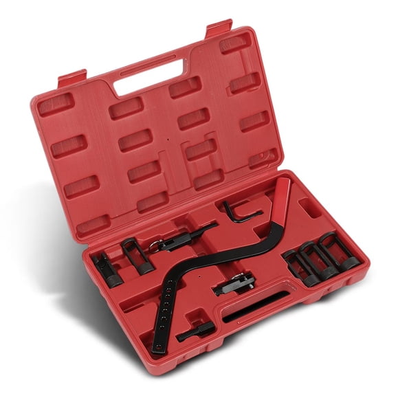 Valve Spring Compressor Kit Remover & Installer Disassembling Tool w/Tool Box
