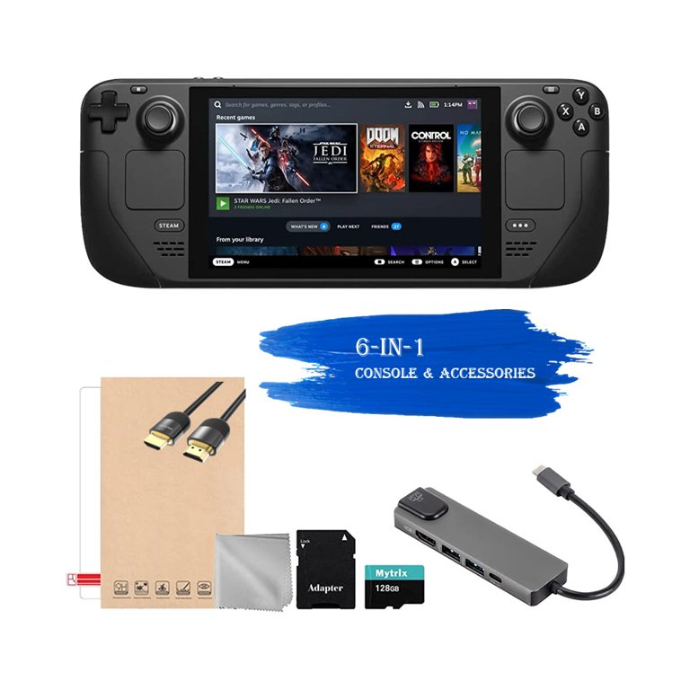 SteamDeck 64GB microSD 512GB付き Valve Steam Deck 64GBと512GB