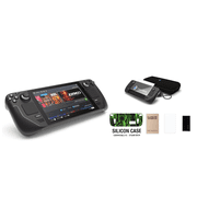 Valve Steam Deck 512GB with Carring case, Bundle Silicone Soft Cover Protector & Tempered Glass Film