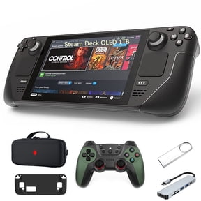 Valve Steam Deck OLED 1TB,7.4" 1280 x 800px Handheld Gaming Console,16GB RAM 1TB SSD,90Hz,Steam OS 3.0,with 5-in-1 Accessory Kit