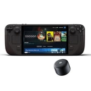 Valve Steam Deck OLED 1TB Handheld Gaming Console - International Version, 7.4-Inch HDR 90Hz Display, with HP Portable Bluetooth Speaker