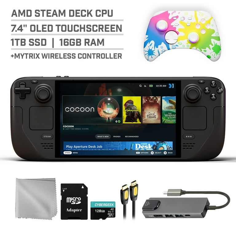 Valve Steam Deck OLED 1TB SSD Gaming Handheld 7.4-inch