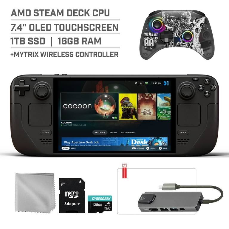 Valve Steam Deck OLED 1TB SSD Gaming Handheld 7.4-inch Valve Steam Deck OLED 1TB SSD Gaming Handheld 7.4-inch