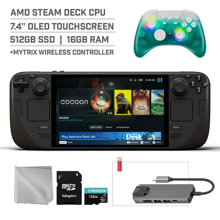Valve Steam Deck OLED 512GB SSD Gaming Handheld 7.4-inch