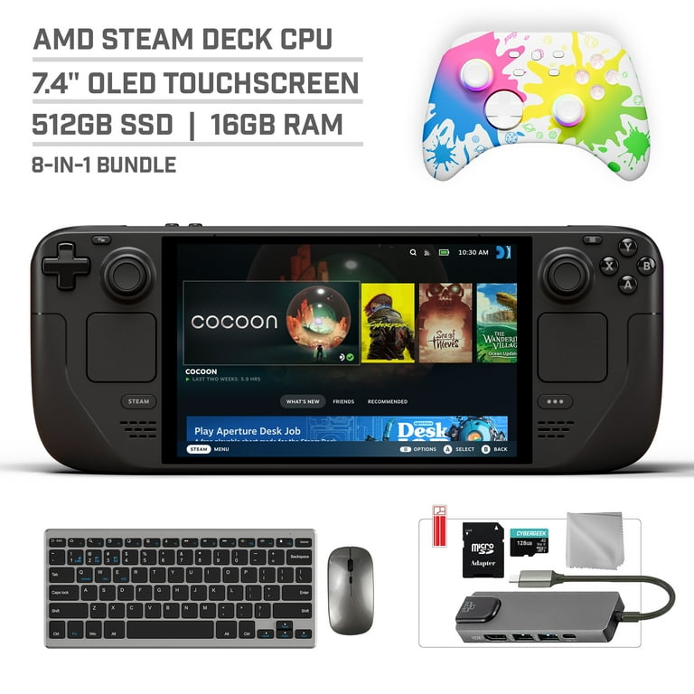 Valve Steam Deck OLED 512GB SSD Gaming Handheld 7.4-inch