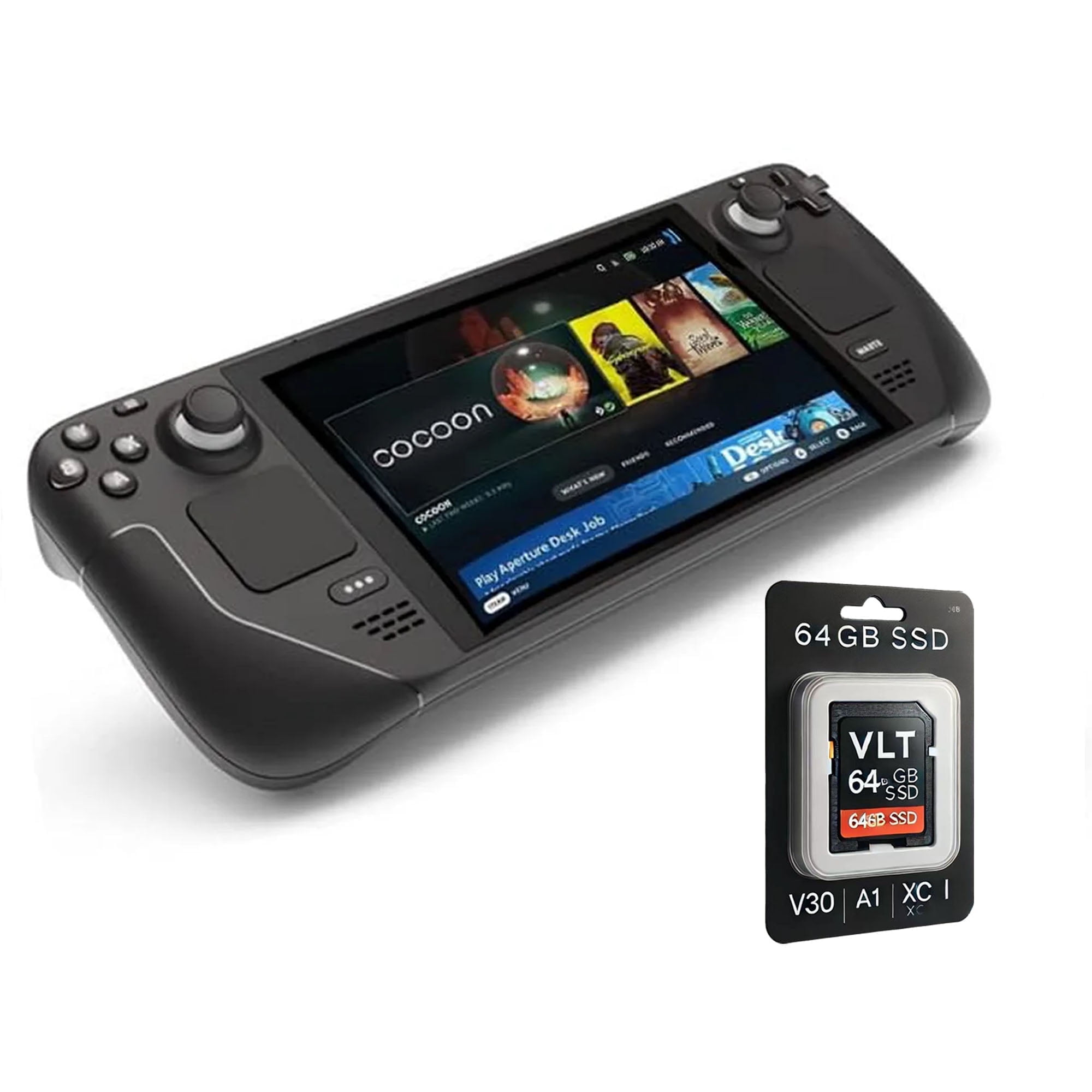 Valve Steam Deck 64 GB V004281-30 ドック付き Amazon.com: Valve Steam Deck,HDMI, 64 GB, Black : Video Games