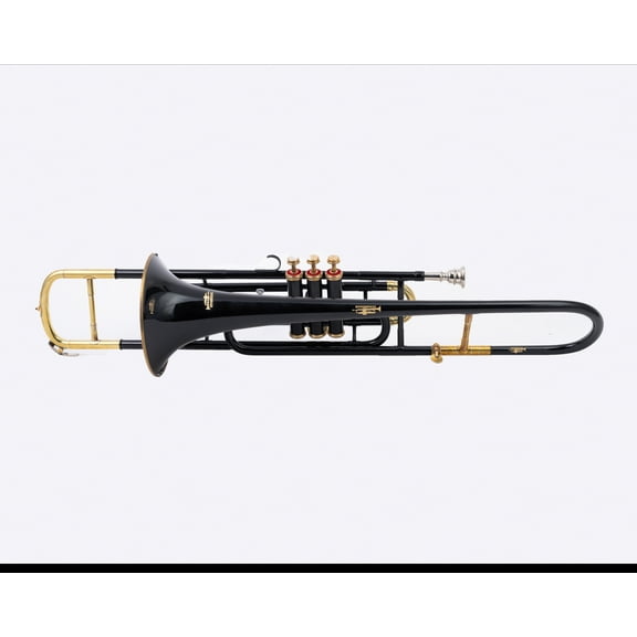 Valve Trombone-Bb Black Brass.With Hard Case And Mouthpiece TRUMBONE