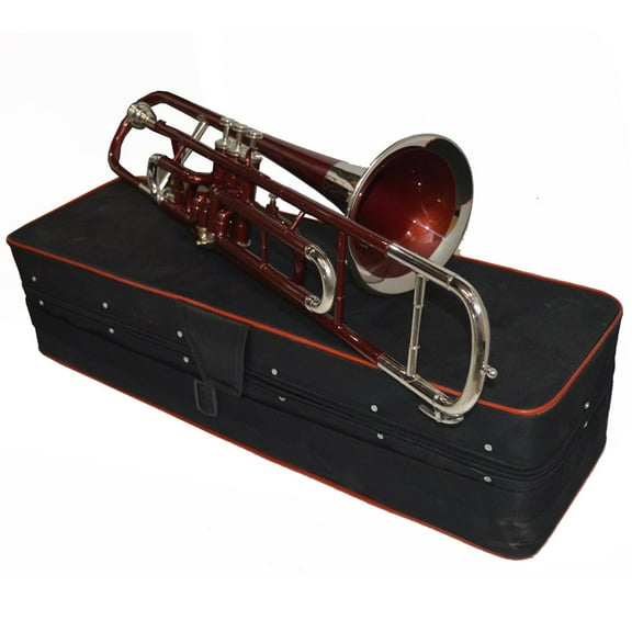 Valve Trombone Bb RED NICKEL TRUMBONE WITH CASE