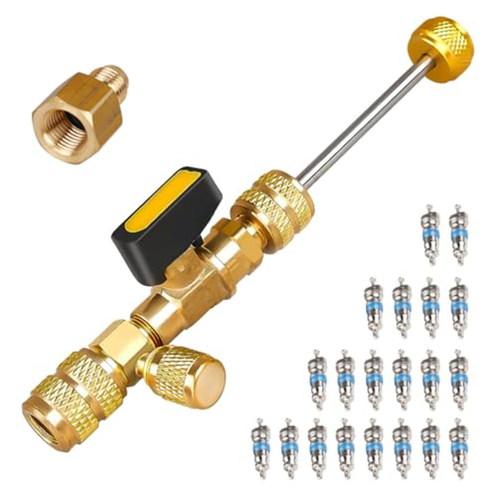 Valve core removal and installation tools suitable for R32R410 air ...