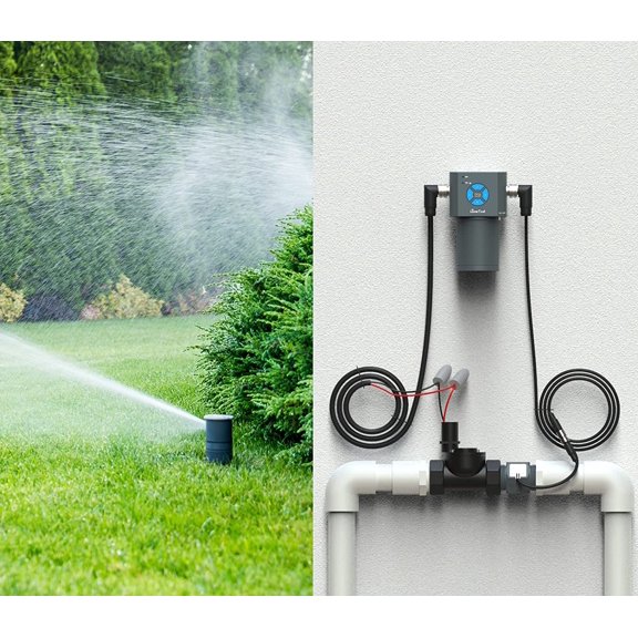 ValveLinker Smart Irrigation Controller 4-Zone Battery Powered Automatic Rain Skip WiFi Alternative Compatible Alexa IP66