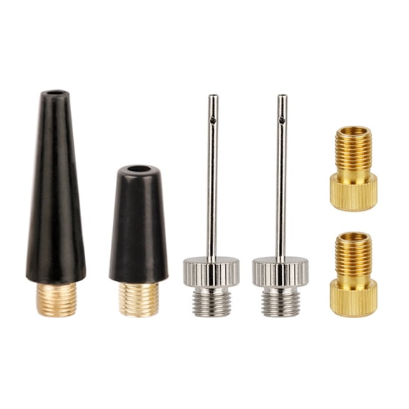 Valves Adapter Set Sphere Pumps Needle Nozzle Inflator Adapter Bike Tire Valves Adapters Air Pumps Accessories Easy to Use