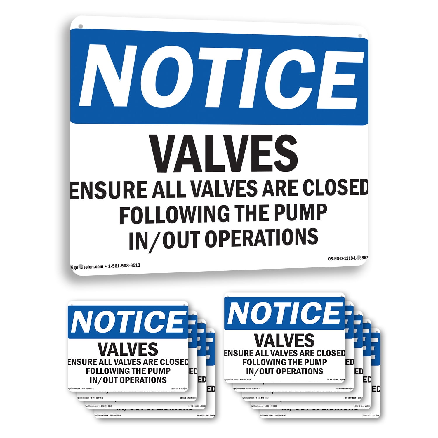Valves Ensure All Valves Are Closed Following OSHA Notice Rigid Plastic ...
