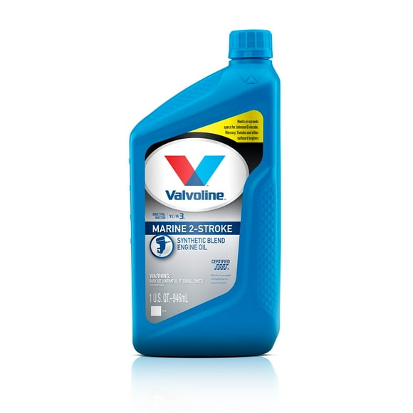 Valvoline 2-Cycle Marine TCW-3 Motor Oil 1 QT