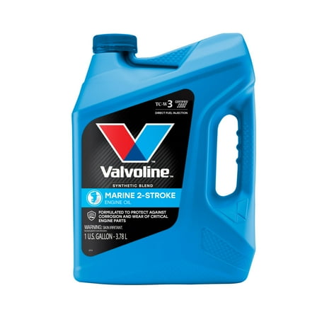 Valvoline 2-Stroke Marine TCW-3 Synthetic Blend Motor Oil 1 GA