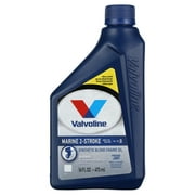 Valvoline 2-Stroke TC-W3 Certified Outboard Marine Conventional Motor Oil 16 Fluid Ounce