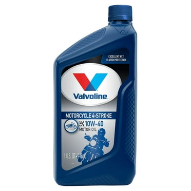 Valvoline 4-Stroke Motorcycle 10W-40 Conventional Motor Oil 1 QT