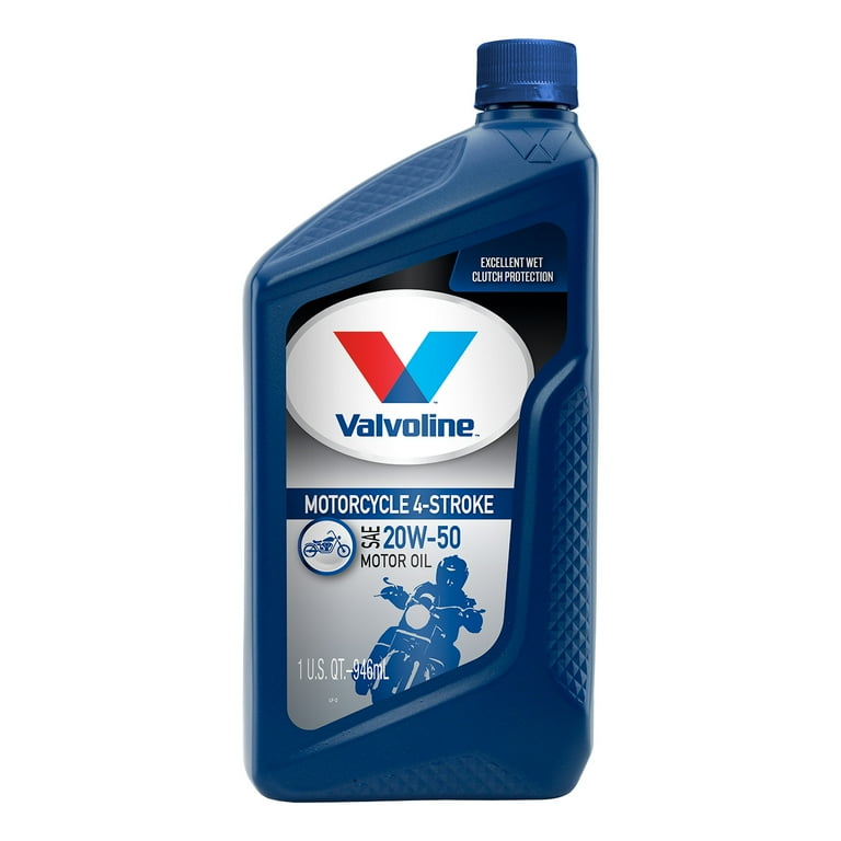 Valvoline 4 Stroke Motorcycle 20W 50 Conventional Motor Oil 1 QT Walmart