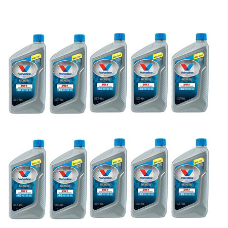 Valvoline 822403 VR1 Racing SAE 60 High Performance High Zinc Motor Oil Pack of 10