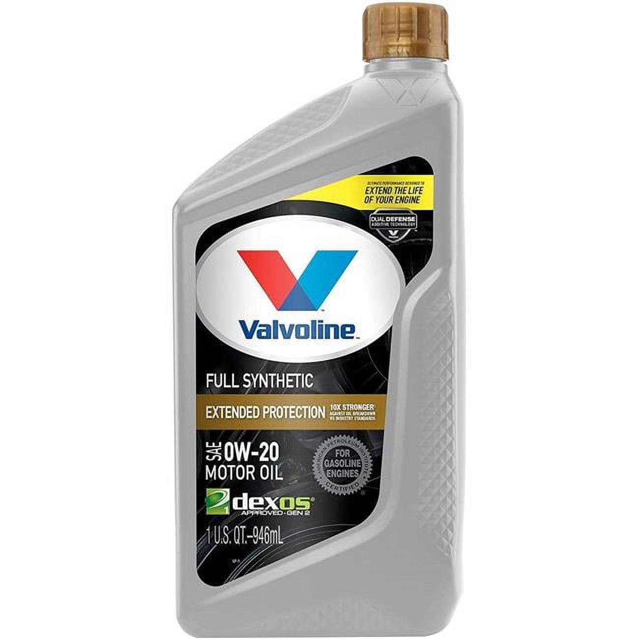 Valvoline Extended Protection Full Synthetic High Mileage Motor Oil SAE  5W-30