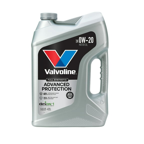 Valvoline Advanced Protection 0W-20 Full Synthetic Motor Oil 5 QT