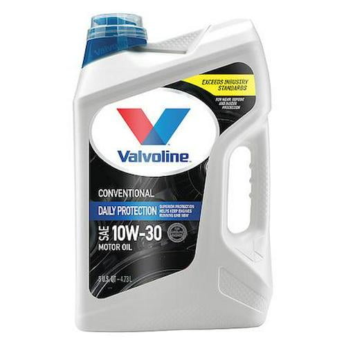 Valvoline Conventional Motor Oil, 10W-30, 5 Qt