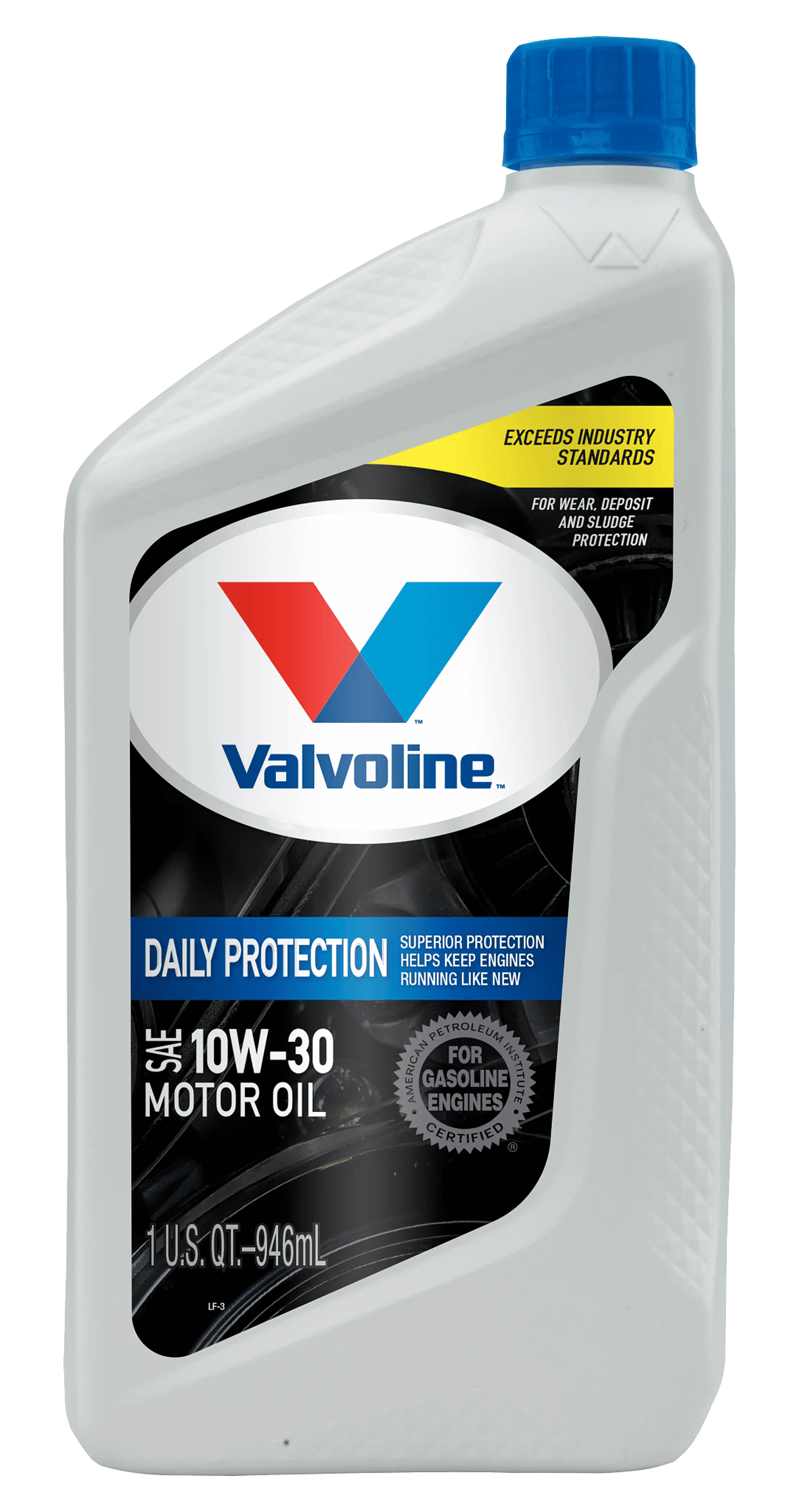 Valvoline Daily Protection 10W-30 Conventional Motor Oil 1 QT, Case of 6
