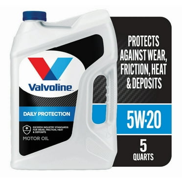 Valvoline 5W-30 Synthetic Blend Motor Oil - 5 Quart Daily Protection For Your Engine