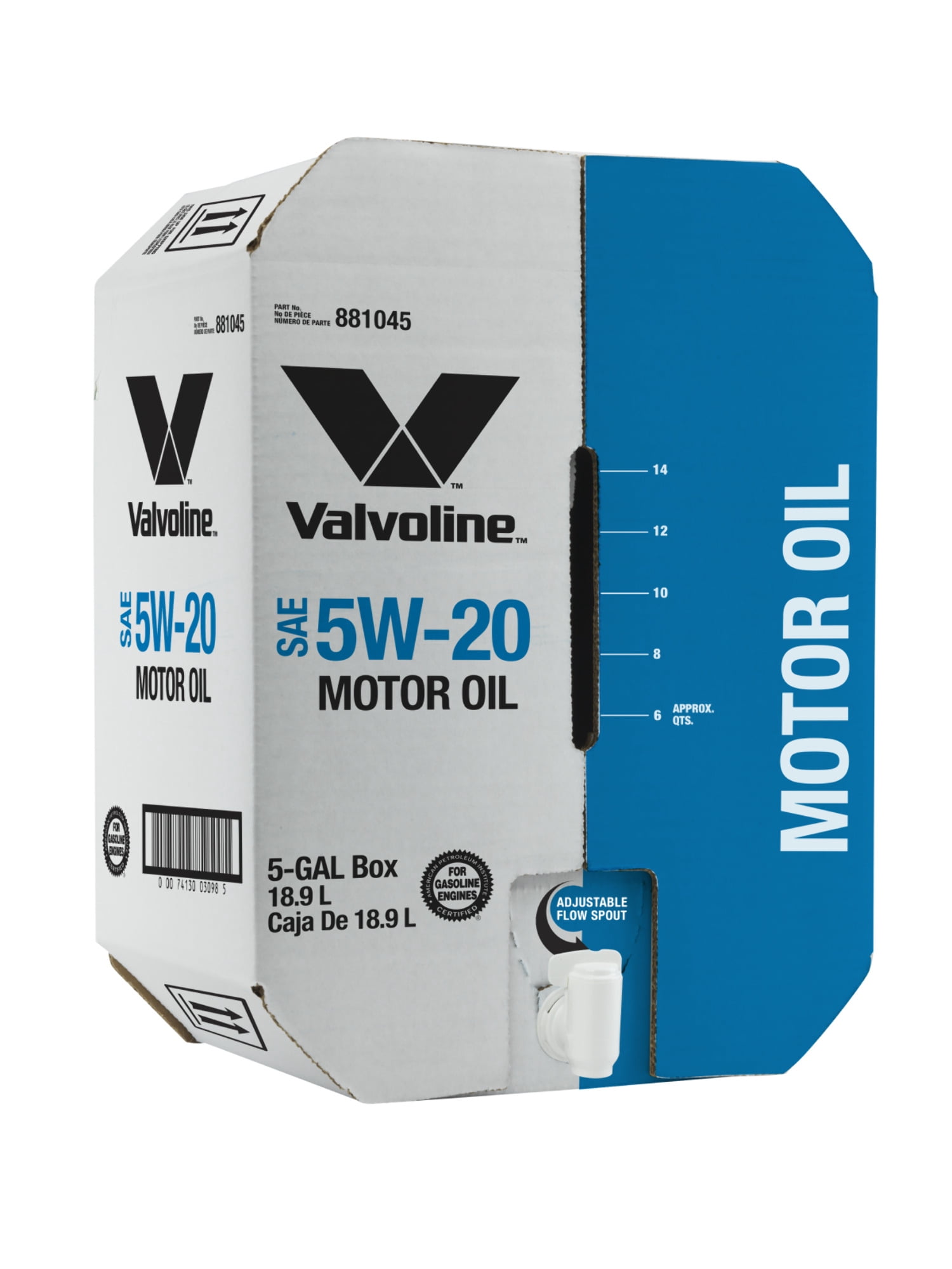 Valvoline Daily Protection Synthetic Blend Motor Oil SAE 5W-20 Bay Box (20 Quarts)
