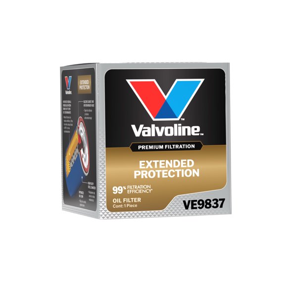 Valvoline Extended Performance Oil Filter, VE9837 , Replacement Oil Filter Fits Select Vehicles