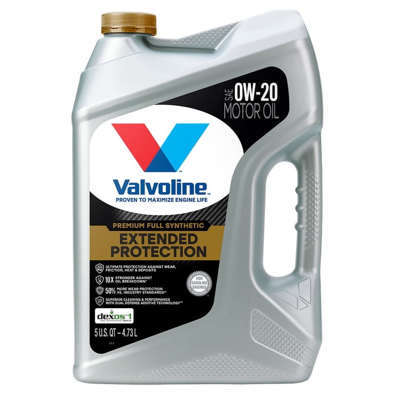 Valvoline Extended Protection Premium Full Synthetic 0W-20 Motor 