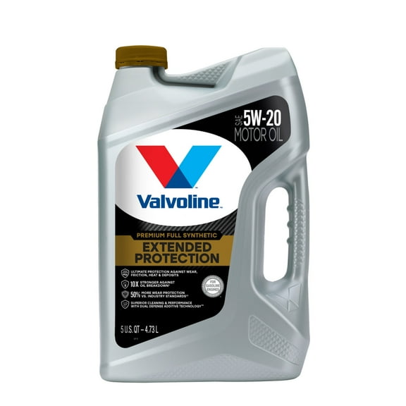Valvoline Extended Protection Premium Full Synthetic 0W-20 Motor Oil 5 QT