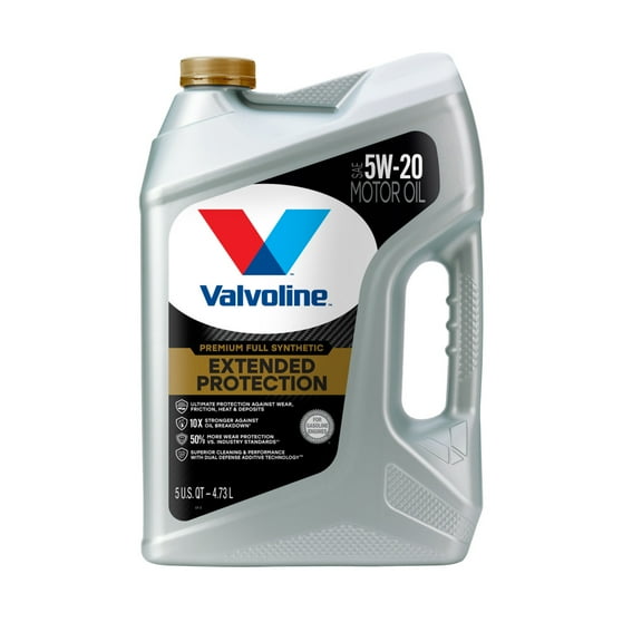 Valvoline Extended Protection Premium Full Synthetic 5W-20 Motor Oil 5 QT